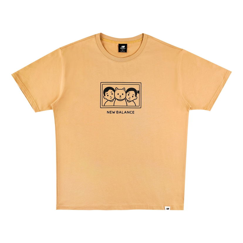 Tričko New Balance Noritake Classic Graphic T-Shirt Béžová | AMT12399-MSU