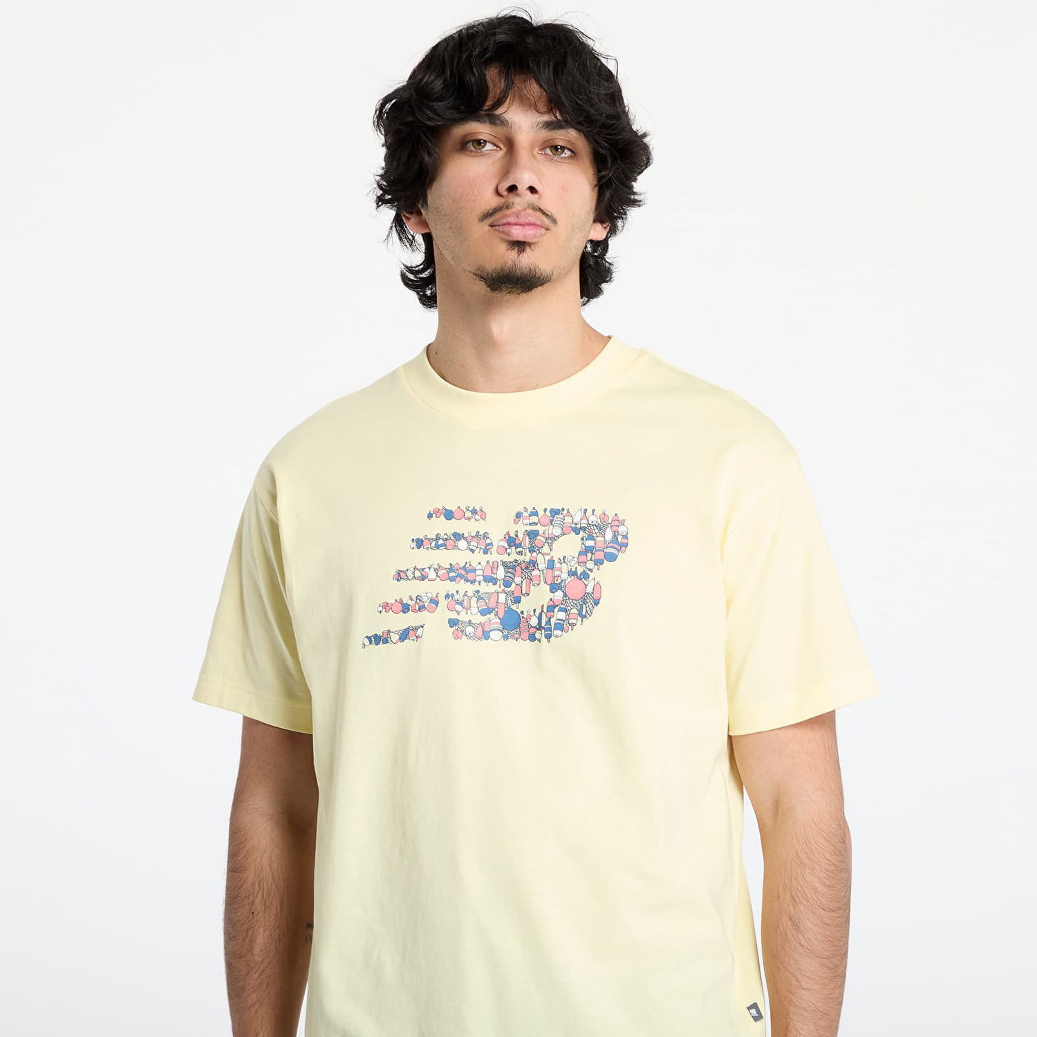 Tričko New Balance Printed Logo T-Shirt Žltá | NBMT51920PRC, 1