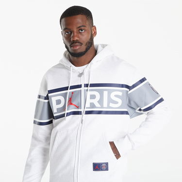 Mikina Jordan Paris Saint-Germain Fleece Hoodie Biela | DB6481-051, 2