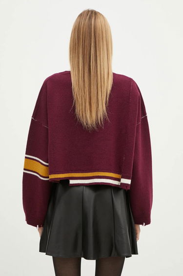 Sveter Ambush Damaged Rib V-Neck Sweater Fialová | BWHD002F24KNI0012846, 2