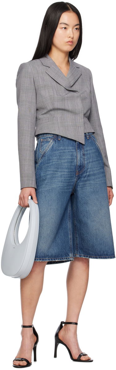 Šortky Coperni Knee-Length Denim Shorts Modrá | COPP86252, 3