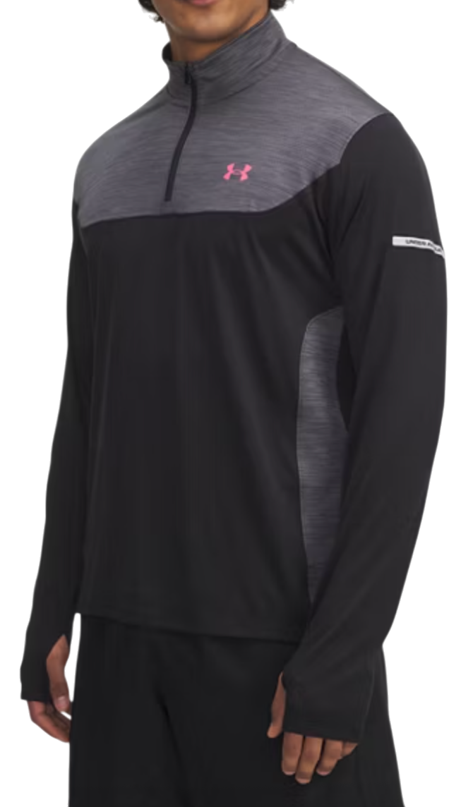 Mikina Under Armour Tech Utility Performance 1/4 Zip Top with Thumbholes Čierna | 6004963-001
