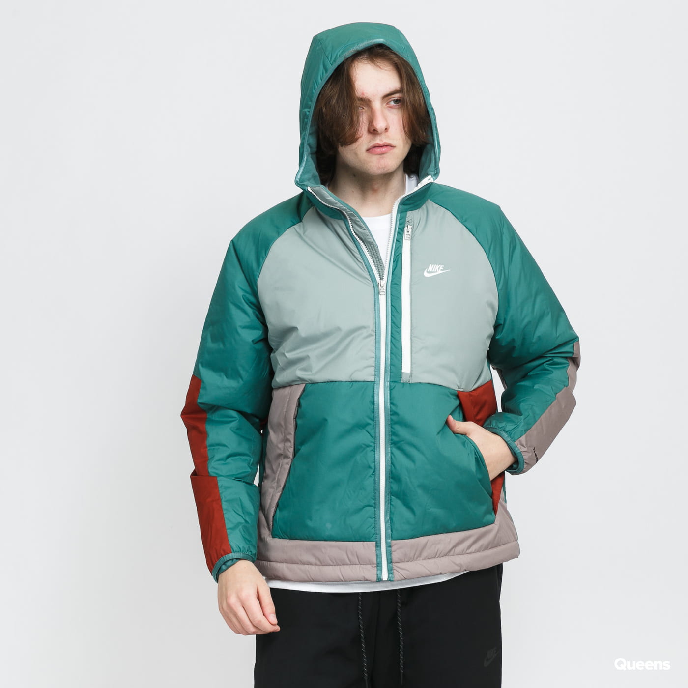 Bunda Nike SW TF RPL Legacy HD Jacket Zelené | DD6857 361, 0