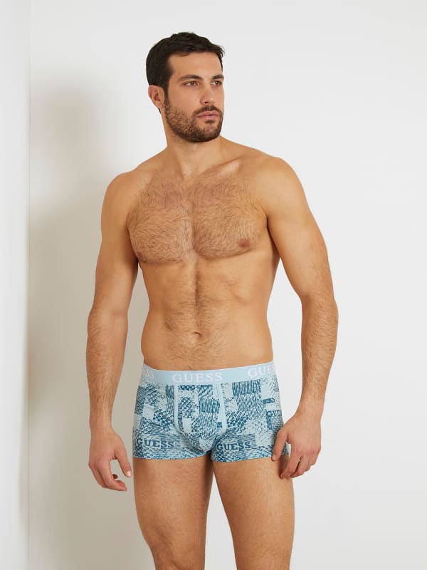 Boxerky GUESS Pack 3 Boxers Modrá | U4GG05K6YW0, 0