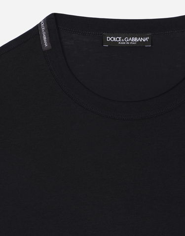 Tričko Dolce & Gabbana Cotton T-shirt Čierna | G8JX7TFU7EQB0665, 2