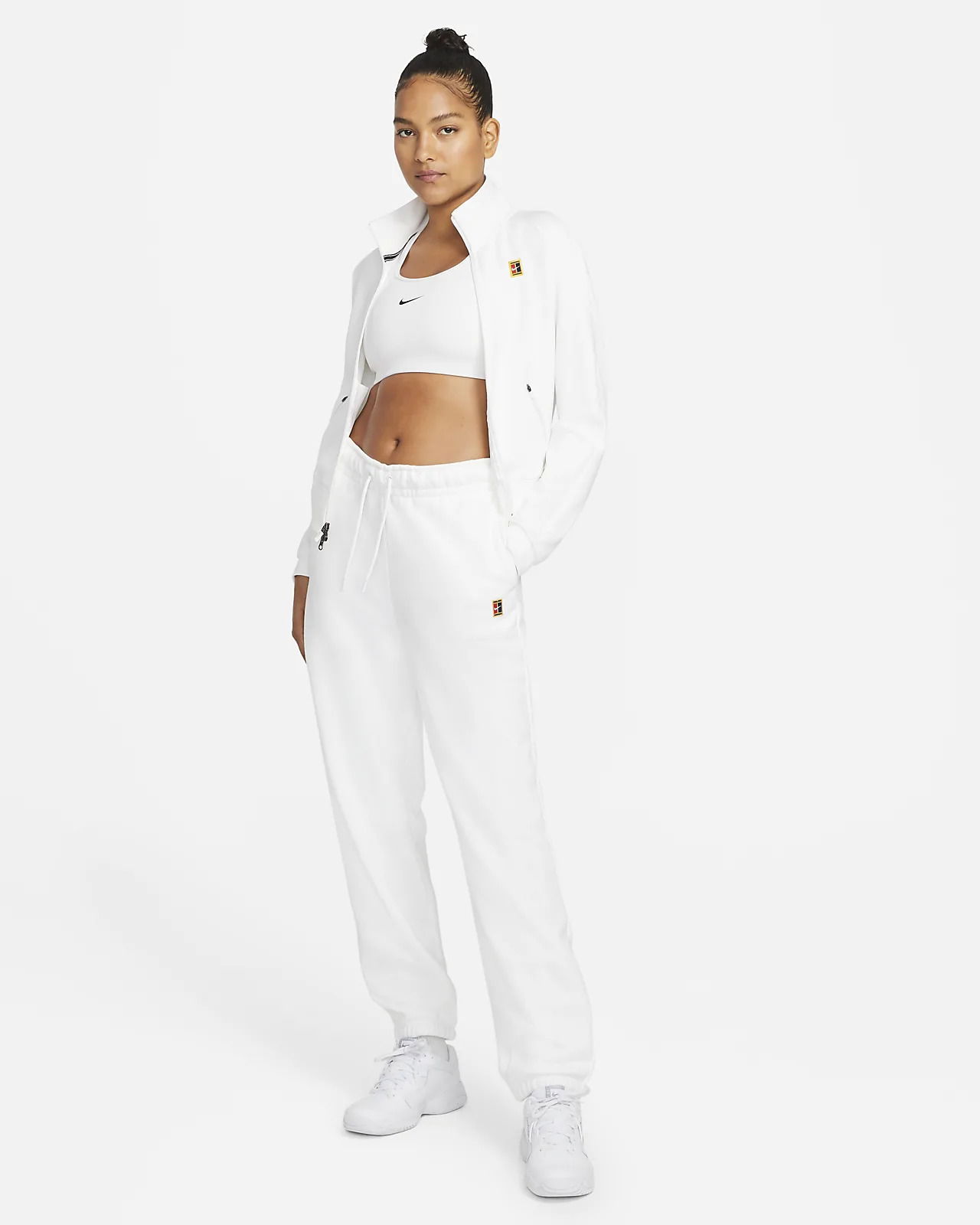 Bunda Nike Full-Zip Tennis Jacket Biela | CV4701-100, 0