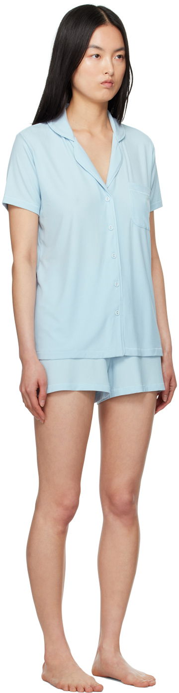 Pyžamo SKIMS SKIMS Soft Lounge Short Pajama Set Modrá | AP-SET-2519, 1