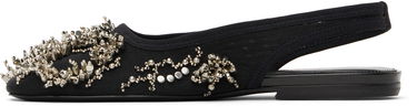 Doplnky Dries Van Noten Dries Van Noten Embellished Mesh Slingback Ballerinas Čierna | WS251-1617-800, 2