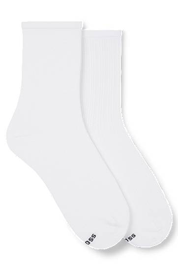 Ponožky BOSS Two-Pack of Short Socks Biela | 50538049, 0