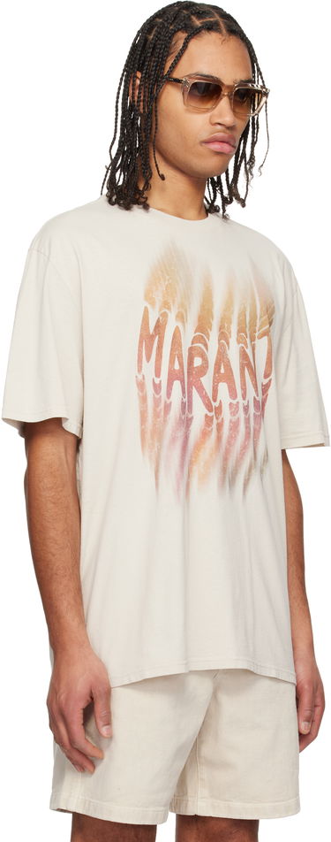 Tričko ISABEL MARANT Isabel Marant Hugo T-Shirt Béžová | 25PTS0149HA-C1N04H, 1