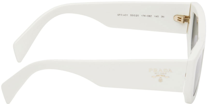 Slnečné okuliare Prada Rectangle Sunglasses Biela | 0PR A01S 17K08Z 8056597967990, 1