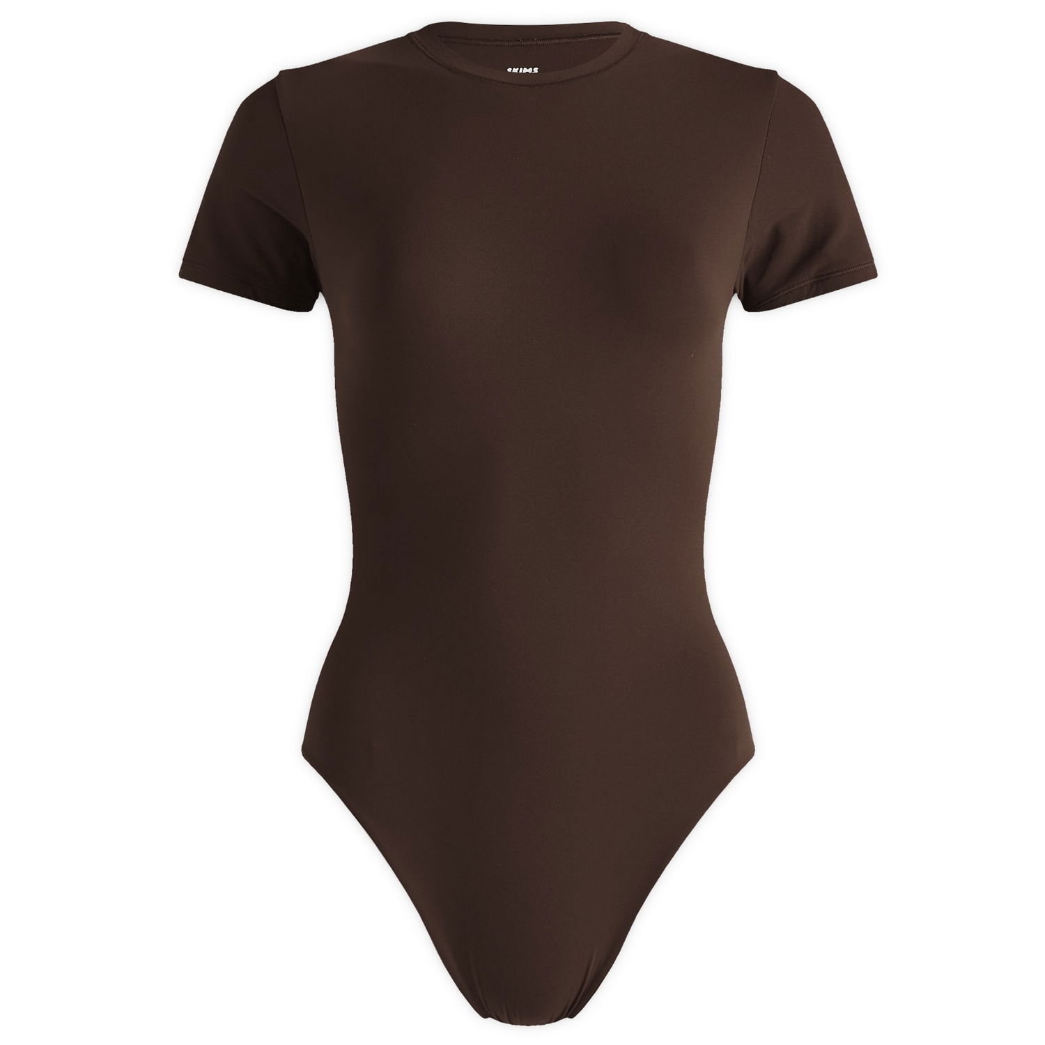 Body SKIMS Fits Everybody T-Shirt Bodysuit Hnedá | BS-TSH-0752-COCOA, 0