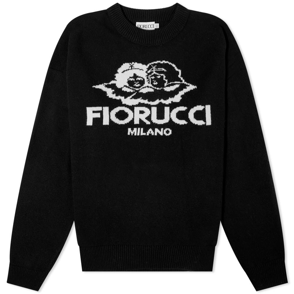 Sveter Fiorucci Milano Angels Knit Jumper Čierna | W14KINT1WBK, 0