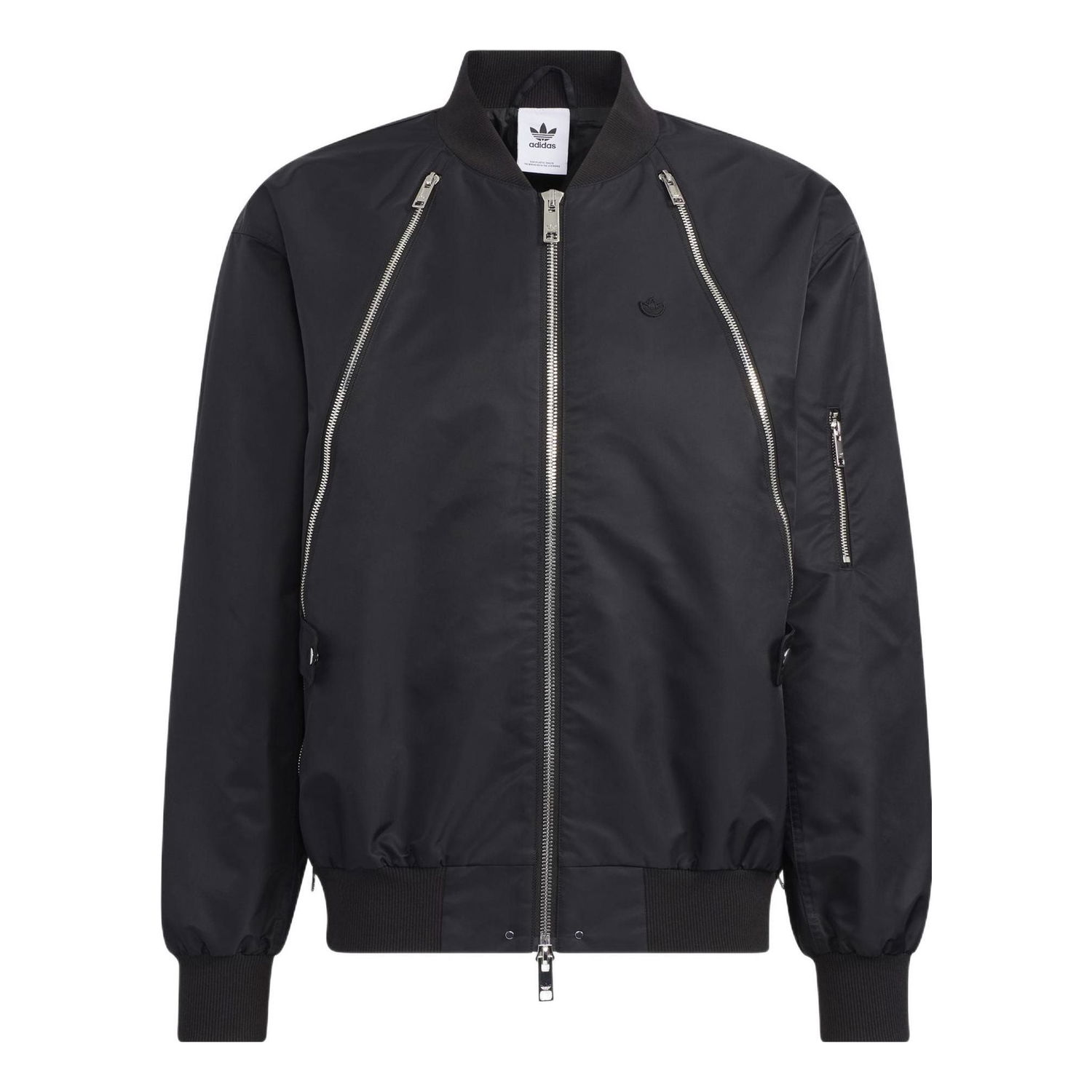 Bomber bunda adidas Originals Originals Zipper Bomber Jacket Čierna | HL6492, 0