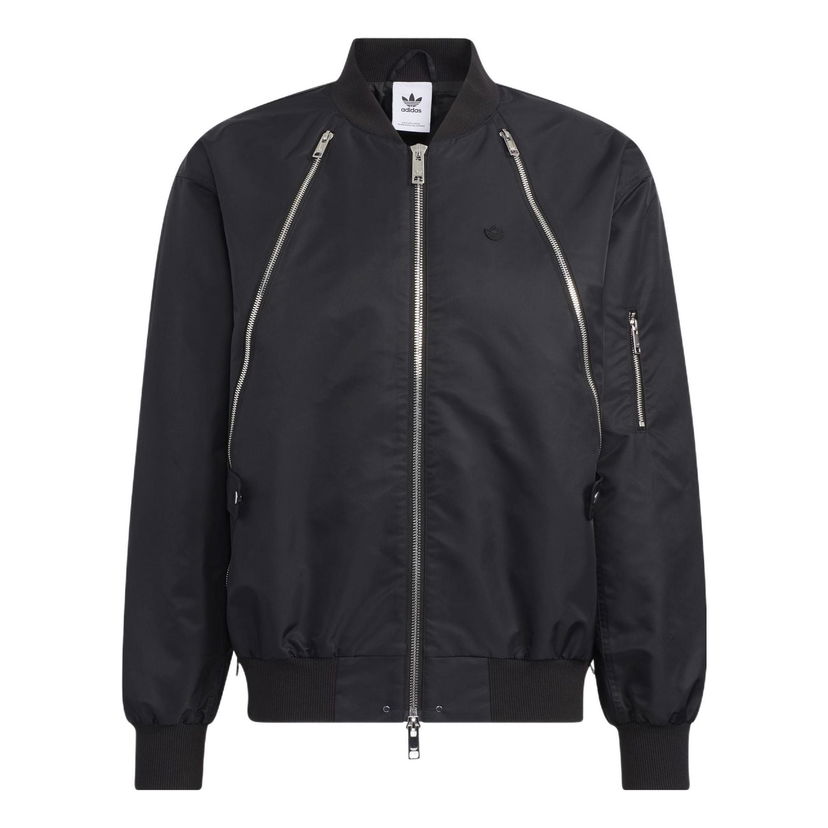 Bomber bunda adidas Originals Originals Zipper Bomber Jacket Čierna | HL6492