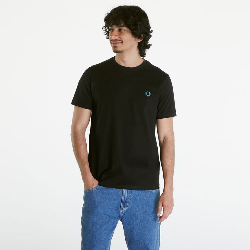 Tričko Fred Perry Print T-shirt Black Čierna | M7831 102