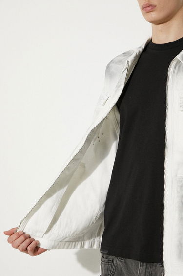 Bunda AAPE by A Bathing Ape AAPE Men's White Denim Jacket AAPLJM7644XBM Biela | AAPLJM7644XBM, 6