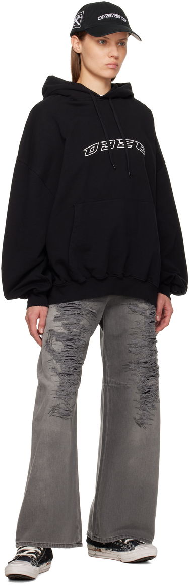 Mikina 032C Hansel And Gretel Oversized Hoodie Čierna | F25-URC-0631-050-W, 3