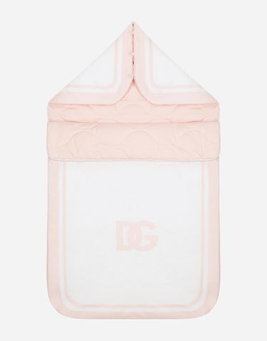 Pyžamo Dolce & Gabbana Dolce & Gabbana Jersey Sleep Sack with Logo Print Ružová | LNJAD8G7L5FS9000, 3