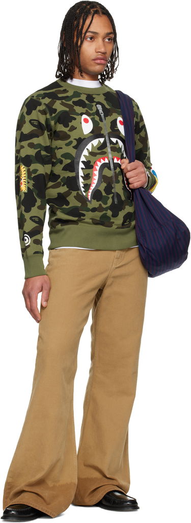 Mikina BAPE 1st Camo Shark Graphic Crewneck Sweatshirt Rôznofarebný | 001SWL801011M, 3