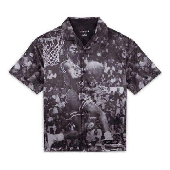 Košeľa Jordan A Ma Maniere Woven Basketball Button-Up Shirt Čierna | DJ9761-010, 0