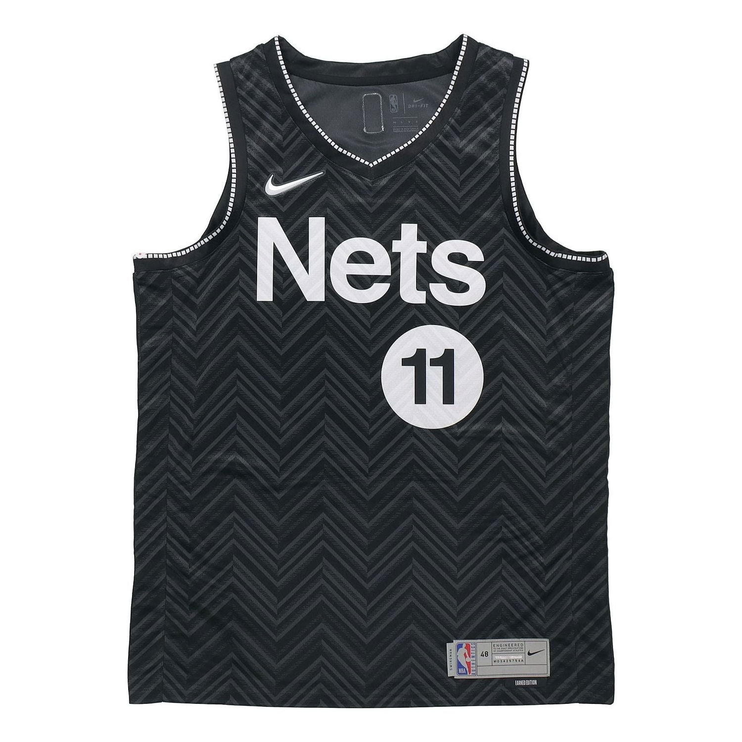 Dres Nike NBA Brooklyn Nets Kyrie Irving #11 Retro Basketball Jersey Čierna | CW6804-011, 0