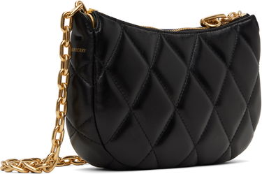 Kabelka Burberry Burberry Rocking Horse Quilted Lambskin Chain Bag Čierna | 8105328, 2