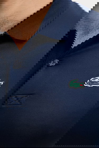 Polo tričko Lacoste Long-Sleeved Polo Shirt Navy | DH2615, 4