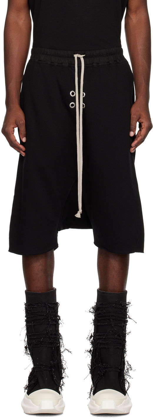 Šortky Rick Owens DRKSHDW Pods Shorts Čierna | DU02C5381 FES1, 0