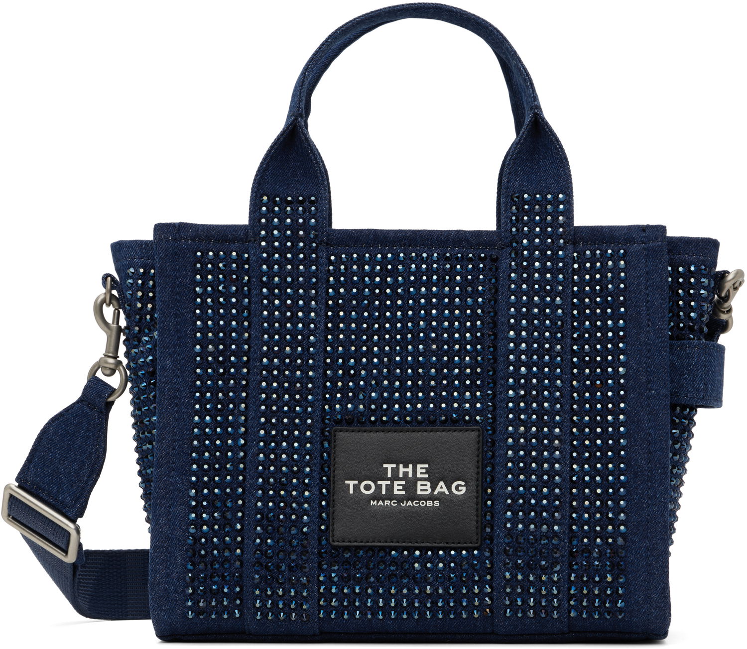 Tote bag Marc Jacobs Marc Jacobs 'The Crystal Denim Small' Tote Bag Modrá | 2S5HTT026H03, 0