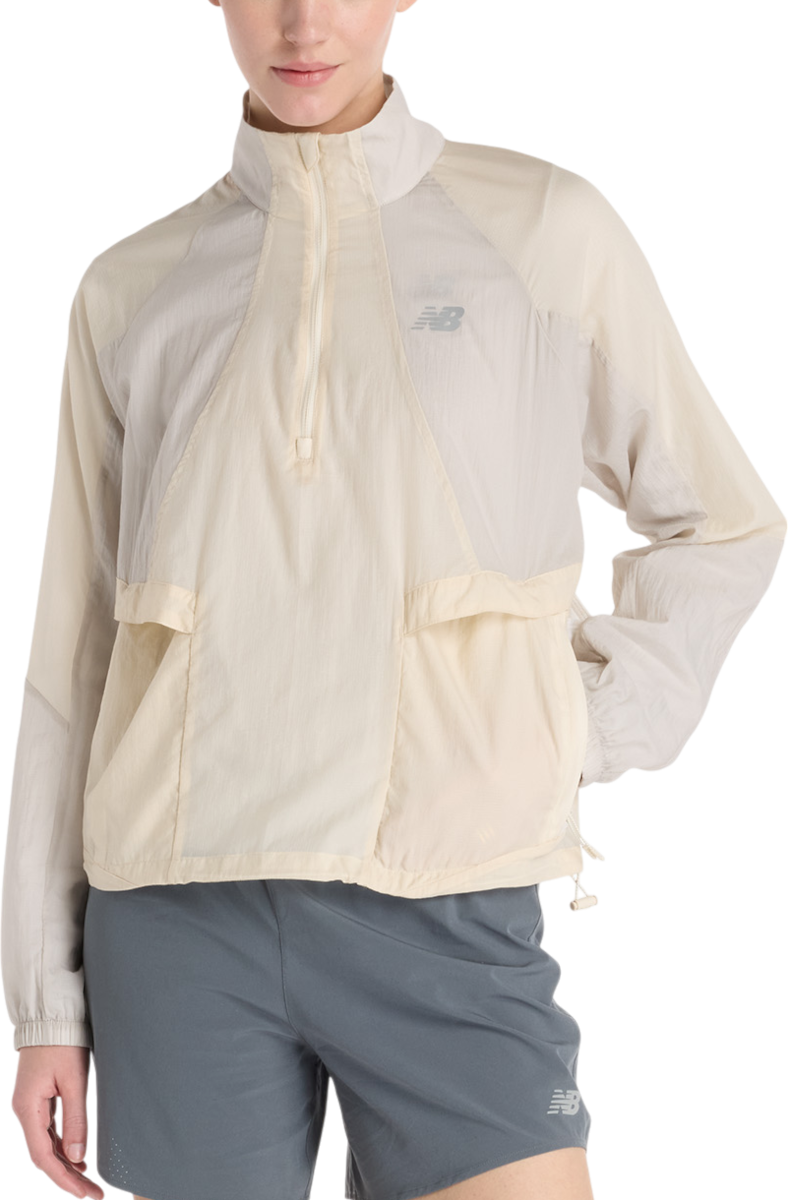 Bunda New Balance Better Run Water Resistant Jacket Béžová | wo53206-lin, 0
