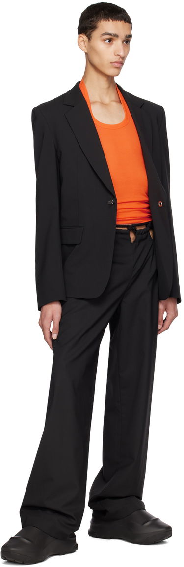 Tielko Dion Lee Modular Halter Long Sleeve T-Shirt Oranžová | C3103R23, 3