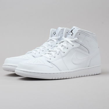 Tenisky a topánky Jordan Air Jordan 1 Retro Mid ''White'' Biela | 554724-110, 1