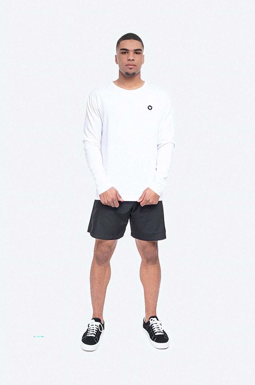 Tričko WOOD WOOD Long Sleeve T-Shirt Biela | 10005402.2323, 1