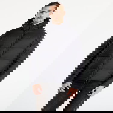 Prešívaná bunda Emporio Armani Hooded Puffer Mountain Polar Jacket Big Logo Čierna | 7M000694AF15956UC001, 0