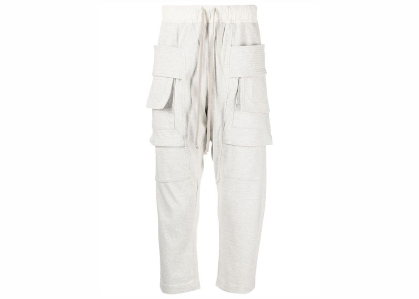 Cargo nohavice Rick Owens Creatch Cargo Drawstring Pants Šedá | DU02A3376