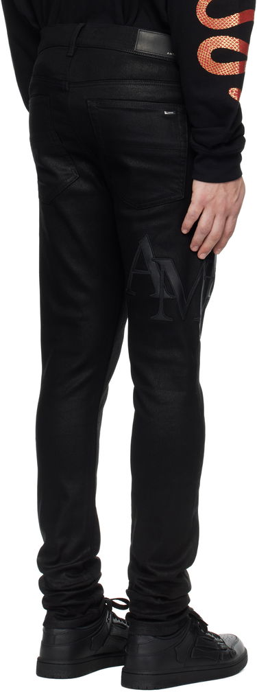 Džínsy AMIRI Amiri Skinny Jeans With Staggered Logo Čierna | AMDNSY1140, 2