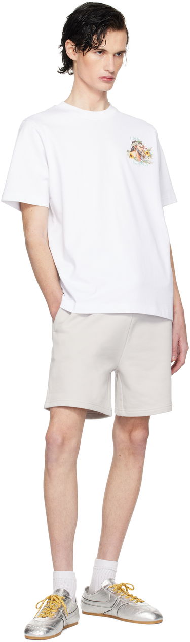 Tričko Casablanca Graphic Print T-Shirt Biela | MPS25-JTS-001-01, 3