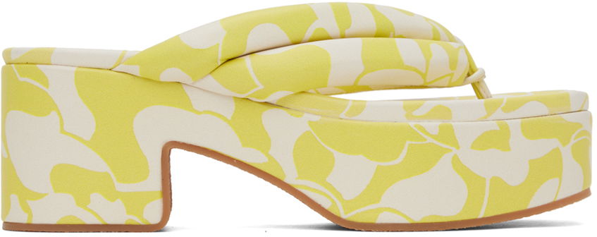 Šortky Dries Van Noten Dries Van Noten Platform Thong Sandals Žltá | WS241-251-553, 0