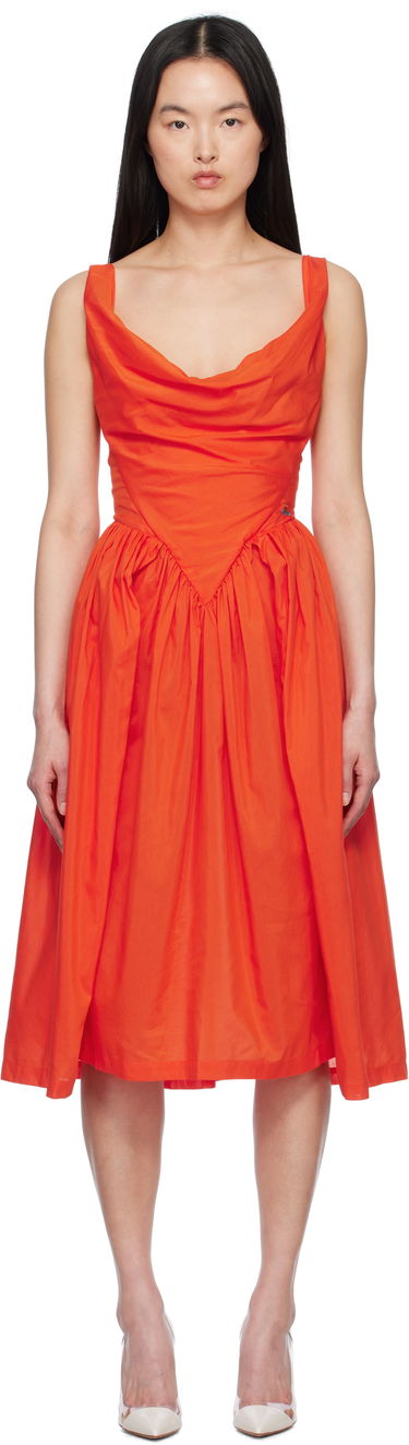 Šaty Vivienne Westwood Vivienne Westwood Sunday Midi Dress Oranžová | 1101032Z-W012U-, 0