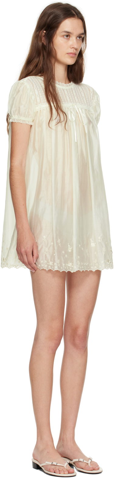 Šaty GUIZIO Guizio Aviva Lace Mini Dress Žltá | P25403W154, 1