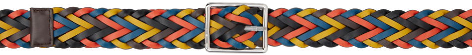 Opasok Paul Smith Paul Smith Reversible Plaited Leather Belt Rôznofarebný | M1A-4916-AMUREV-66, 0