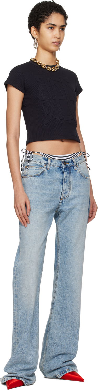 Crop Top Jean Paul Gaultier Gaultier 'The JPG' Cropped T-Shirt Čierna | 25/33-F-TS097E-J071-00, 3