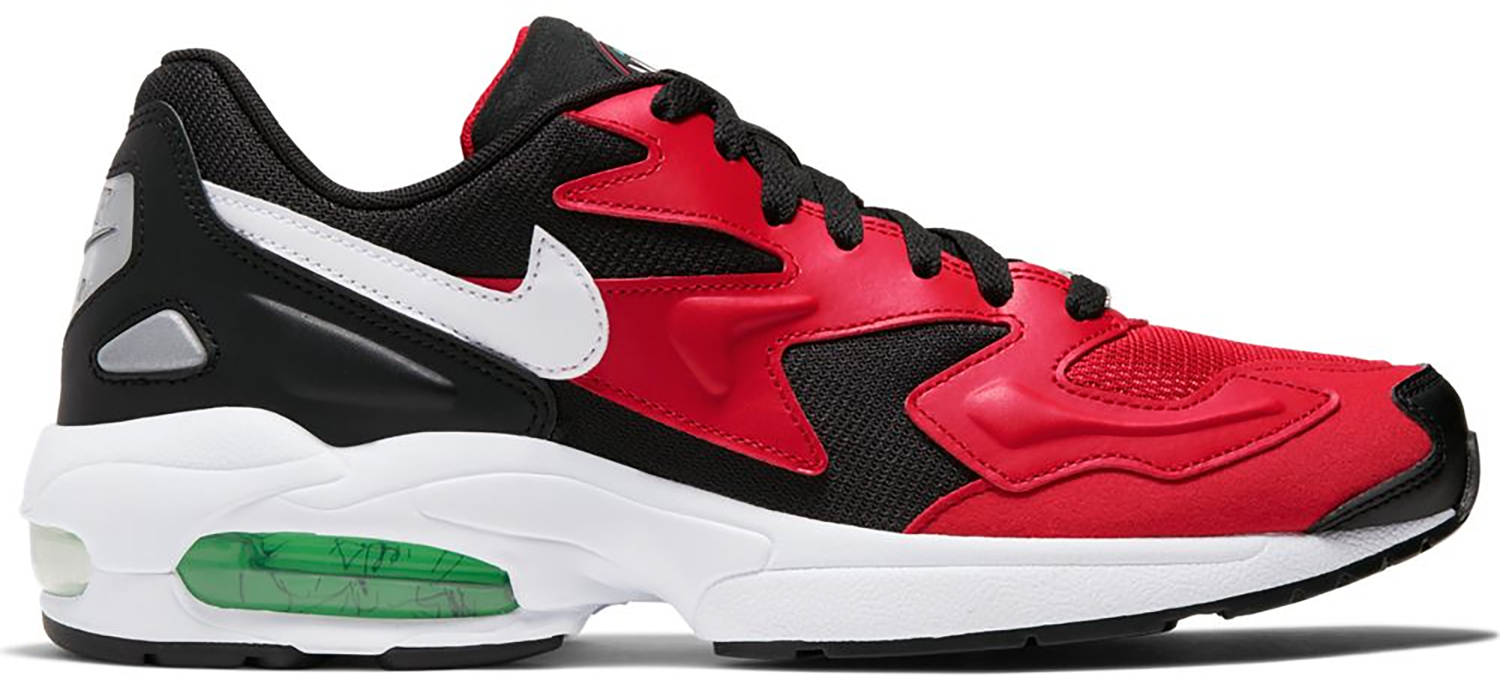 Tenisky a topánky Nike Air Max 2 Light Black Red Electro Green Červená | AO1741-003, 0