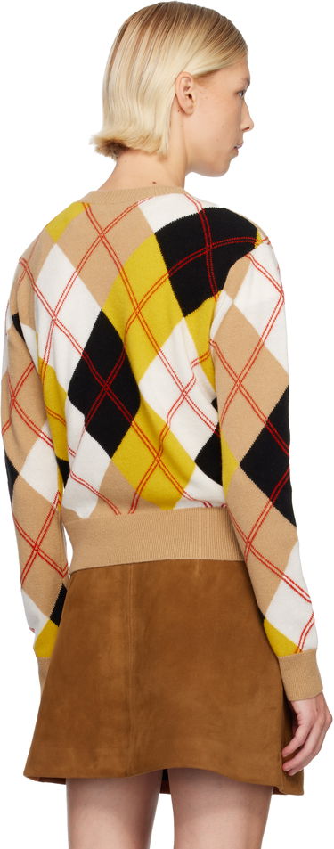 Sveter Marc Jacobs Preppy Daisy Argyle Crewneck Sweater Rôznofarebný | 2F5RTP013K12, 2