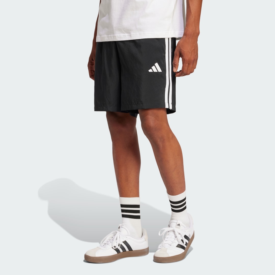 Šortky adidas Performance Men's 3-Stripes Athletic Shorts Čierna | JW1911, 0
