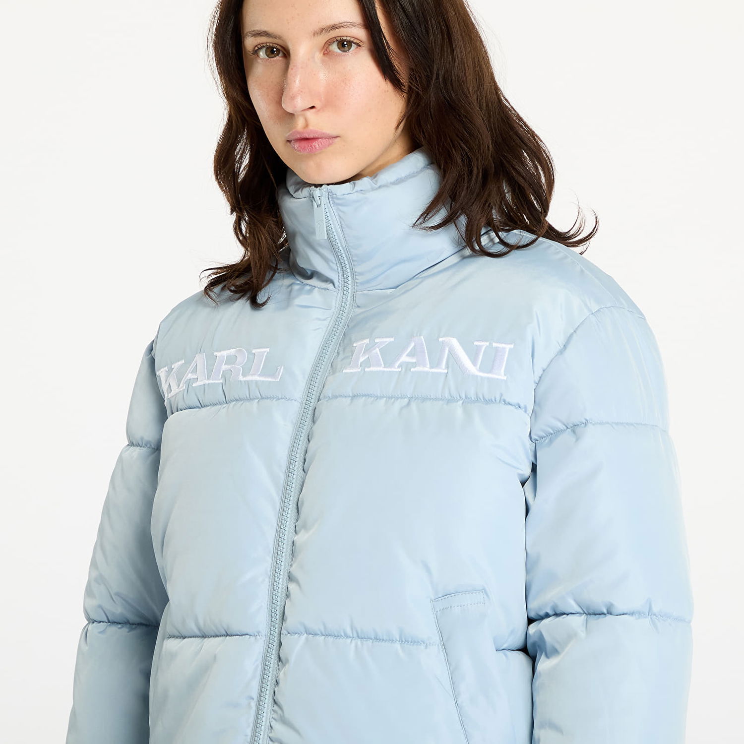 Prešívaná bunda Karl Kani Retro Essential Puffer Jacket Modrá | 61760002, 1