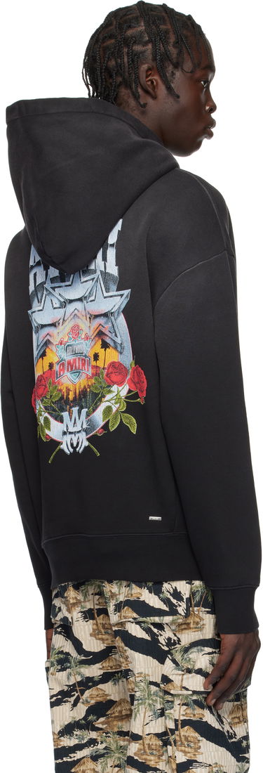 Mikina AMIRI Championship Graphic Print Cotton-Jersey Hoodie Čierna | AMJYHD1087, 2