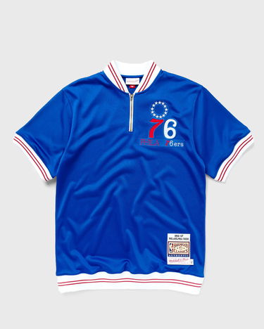 Dres Mitchell & Ness NBA SHOOTING SHIRT 76ERS 1966 Modrá | ASSH5698-P7666PPPROYA, 0