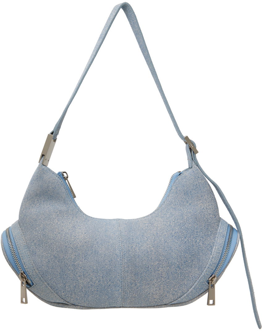 Taška cez rameno OSOI Crescent Denim Shoulder Bag Modrá | 24FWB03013114, 0